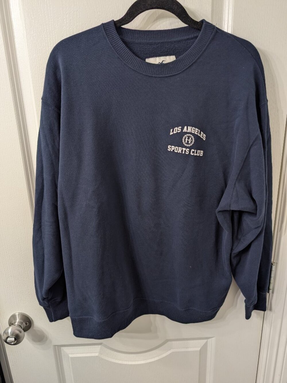 Hollister oversized navy blue medium women's hoodie